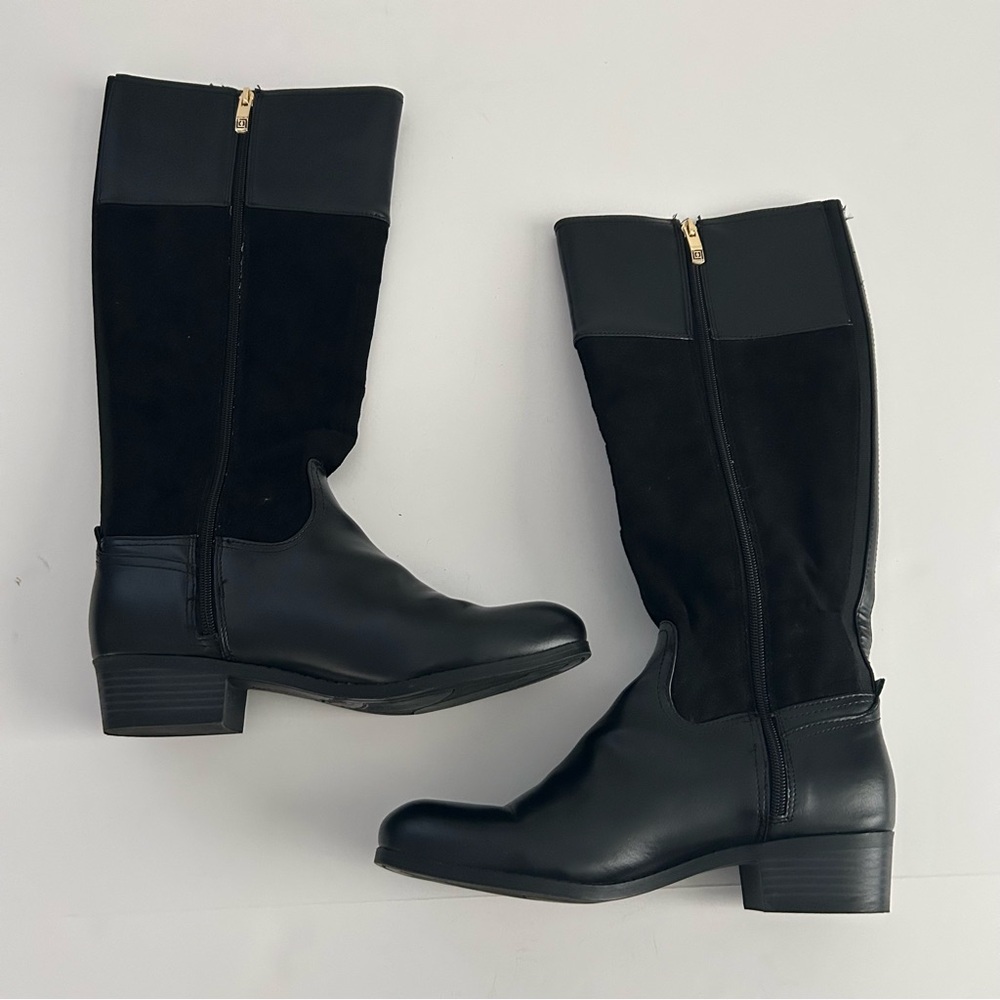 Liz Claiborne Black Riding Boots | Size 9 - Picture 3 of 7